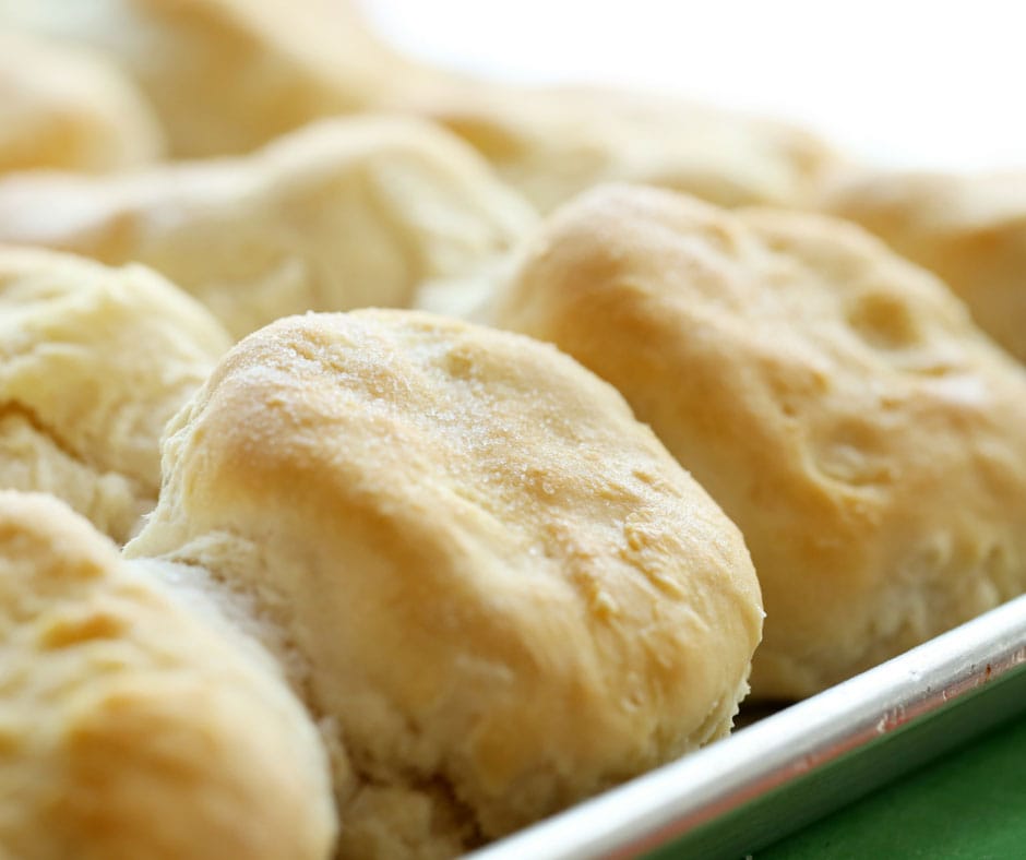 The Famous Flying Biscuit with cranberry apple butter