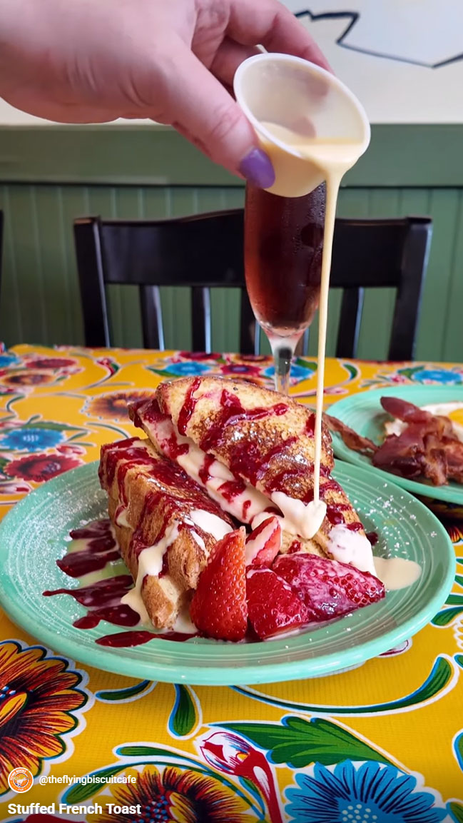 Flying Biscuit Café food reel