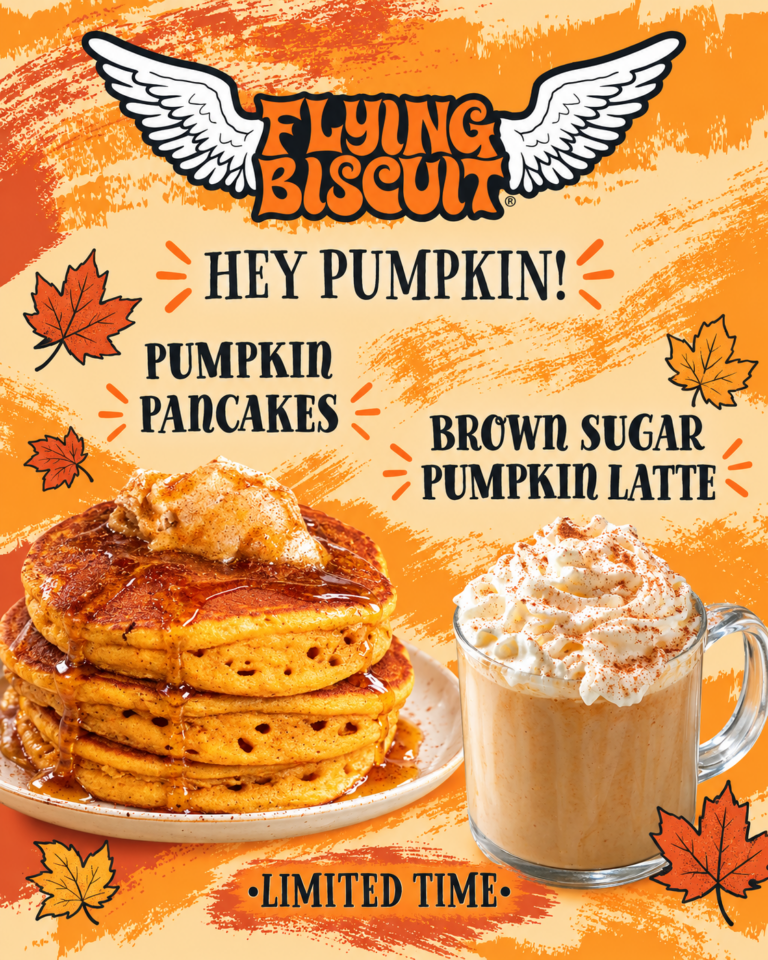 Gourd Morning: Pumpkin Pancakes Hit Flying Biscuit